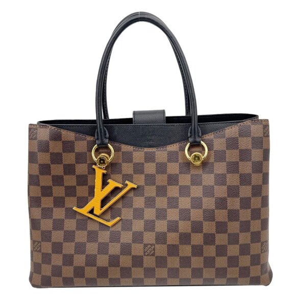 Louis Vuitton  LV Riverside Damier Ebene Satchel Bag Brown - Picture 1 of 14